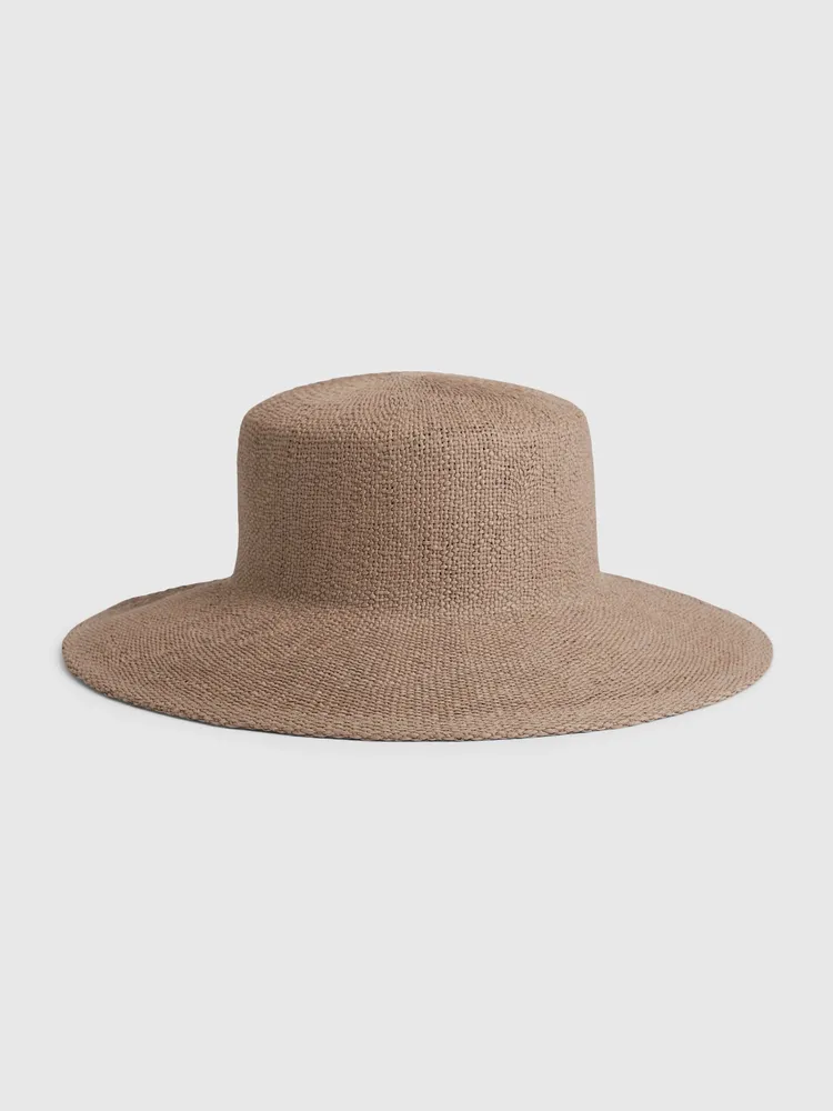 Structured Straw Hat