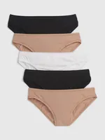 Organic Stretch Cotton Bikini (5-Pack