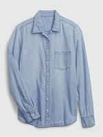 Organic Cotton Denim Classic Shirt