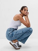 Mid Rise ’90s Loose Cargo Jeans