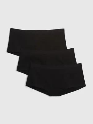 Organic Stretch Cotton Shorty (3-Pack
