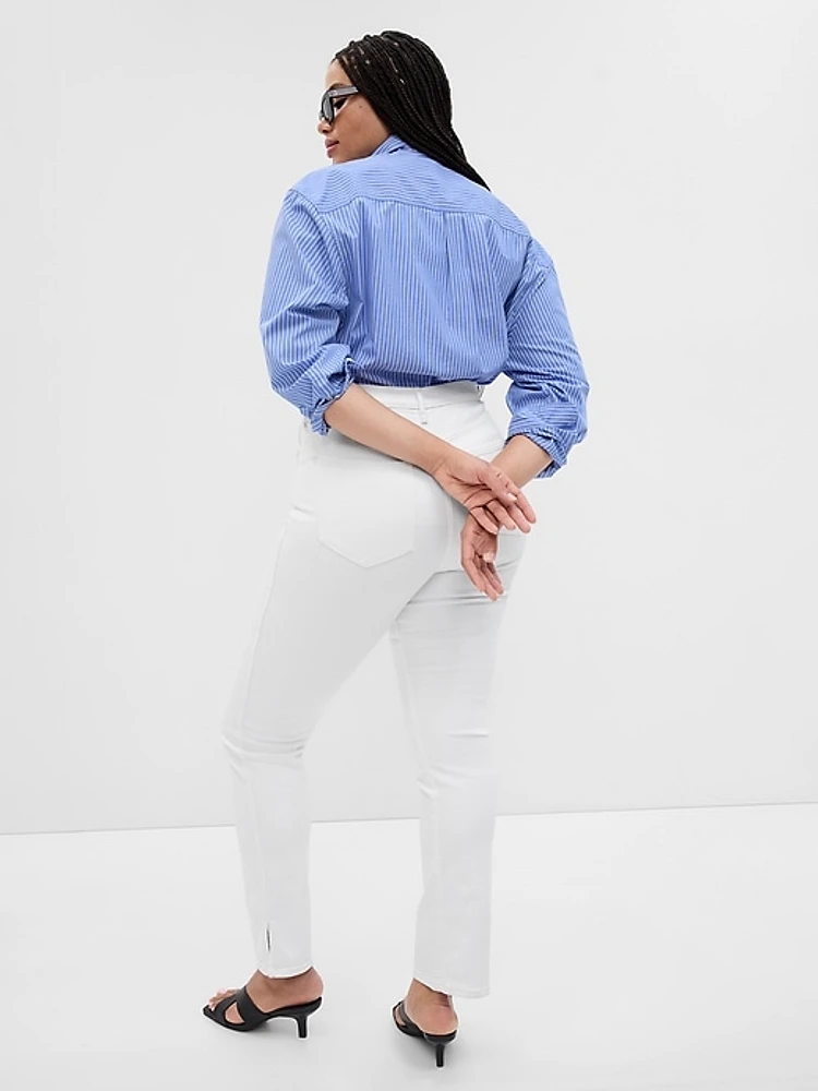High Rise Vintage Slim Jeans