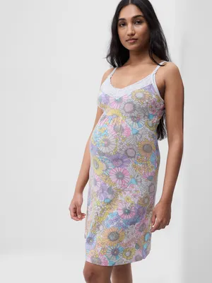 Maternity Modal Nursing PJ Dress