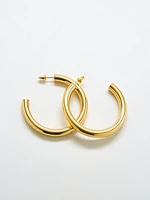 Medium Gold Hoop Earrings