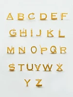 Gold Initial Earrings