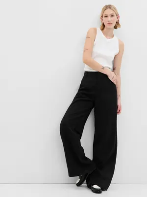 SoftSuit Wide-Leg Trousers in TENCEL Lyocell