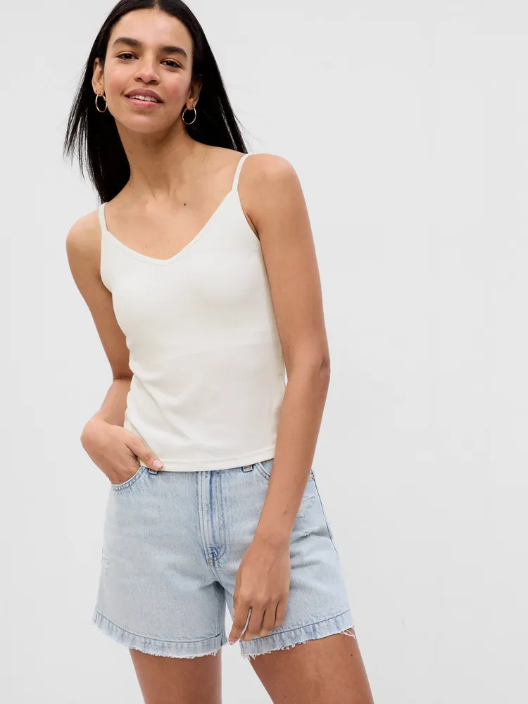 Gap - Womens - Cropped Rib Tank Top