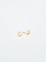 Gold Initial Earrings