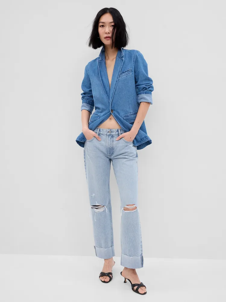 Boy Fit Jeans with Washwell