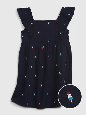 Toddler Flutter Sleeve Dress