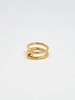 Gold Double Knot Ring