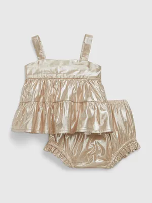 Baby Metallic Outfit Set