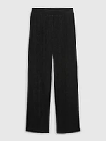 Towel Terry Wide Leg Pants