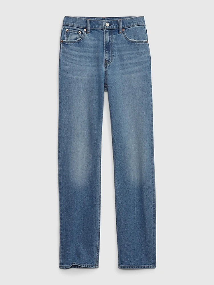 High Rise '90s Straight Jeans