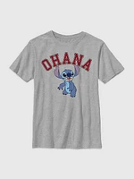 Lilo and Stitch Ohana Collegiate Tee