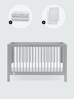 babyGap Charlie Crib with Clouds and Stripes Bedding Bundle