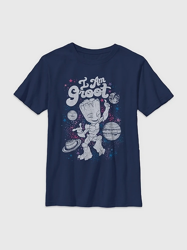 Kids Guardians of the Galaxy Celestial Groot Tee