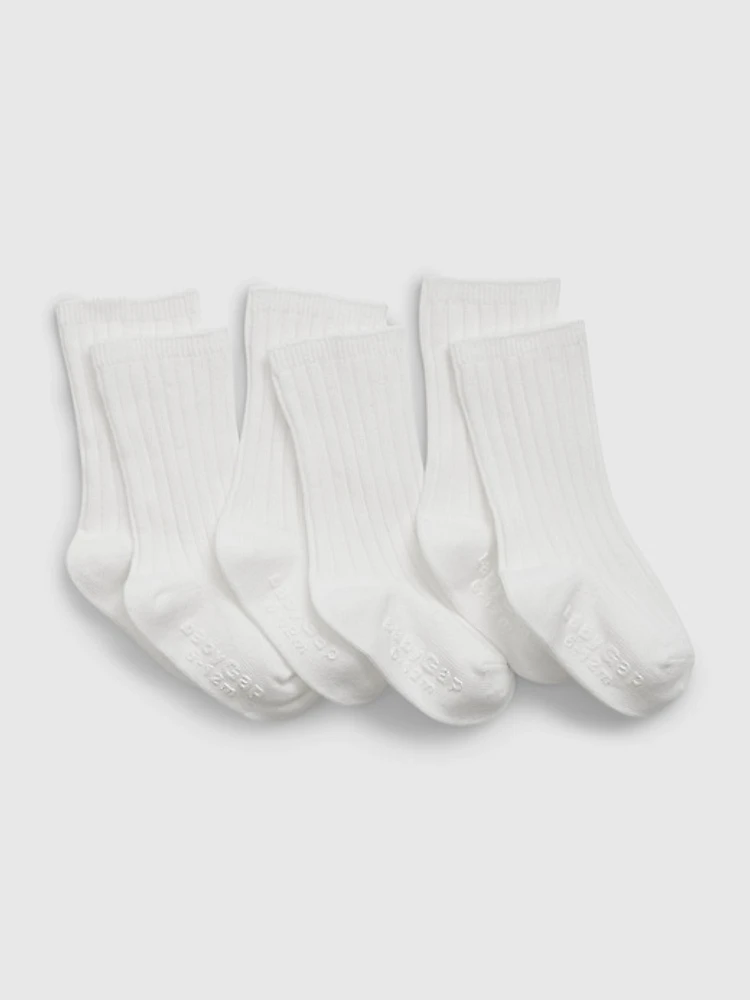 Baby First Favorites Crew Socks (3-Pack