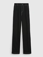 Mid Rise Loose Carpenter Pants