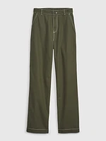 Mid Rise Loose Carpenter Pants