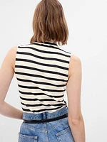 Modern Mockneck Tank Top