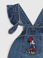 Gap × Disney Baby Minnie Mouse Denim Overalls