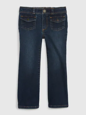 Toddler 70s Flare Jeans with Washwell