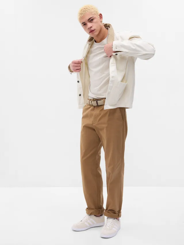 Gap Modern Khakis in Relaxed Fit with GapFlex