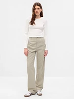 Mid Rise Loose Carpenter Pants