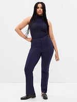 Mid Rise Ponte Crop Kick Pants