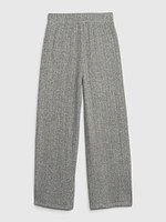 Kids Softspun Wide-Leg Rib Pants