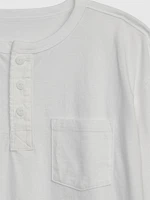 Kids Henley Pocket T-Shirt