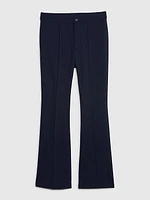 Mid Rise Ponte Crop Kick Pants