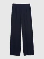 Kids Softspun Wide-Leg Rib Pants