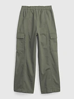 Kids Wide-Leg Cargo Pants