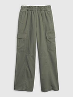 Kids Wide-Leg Cargo Pants