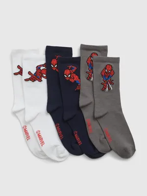 Marvel Spider-Man Crew Socks (3-Pack