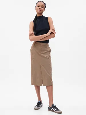 Pencil Midi Skirt