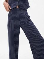 High Rise Pleated Wide-Leg Trousers