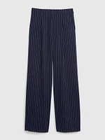High Rise Pleated Wide-Leg Trousers