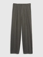 High Rise Pleated Wide-Leg Trousers