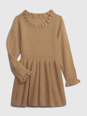 Toddler Ruffle Sweater Dress