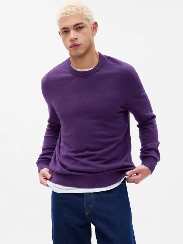 Loose Fit Jacquard-knit Sweater - Black/Disney100 - Men