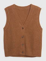 CashSoft Rib Sweater Vest