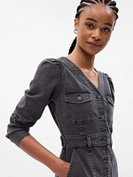 Western Denim Mini Dress