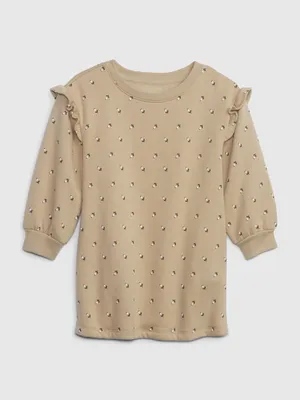 Toddler Ruffle Sweatshirt Dress