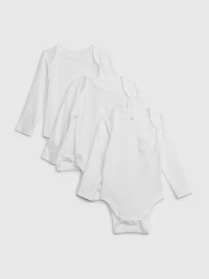 Baby First Favorites Pocket Bodysuit (3-Pack