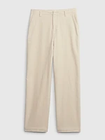 Mid Rise Loose Corduroy Pants