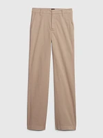 High Rise Flare Khakis