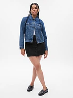 Faux-Suede Mini Skirt